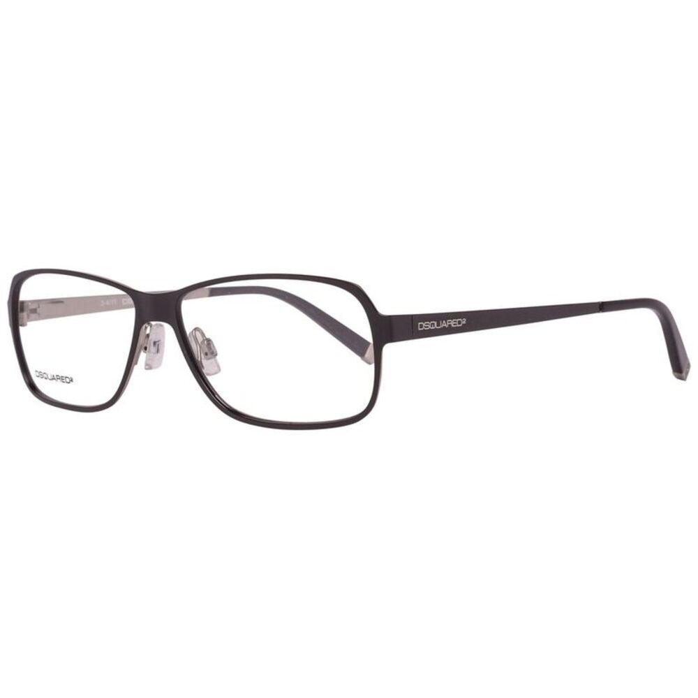 Dsquared² 5057 00256 Rectangular Eyeglasses Men Black Frames For Men